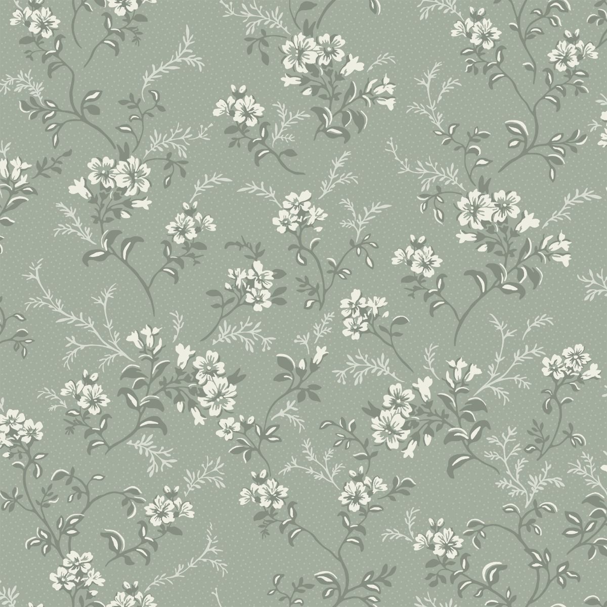 Sample - Sonja Dreams Wallpaper - Green