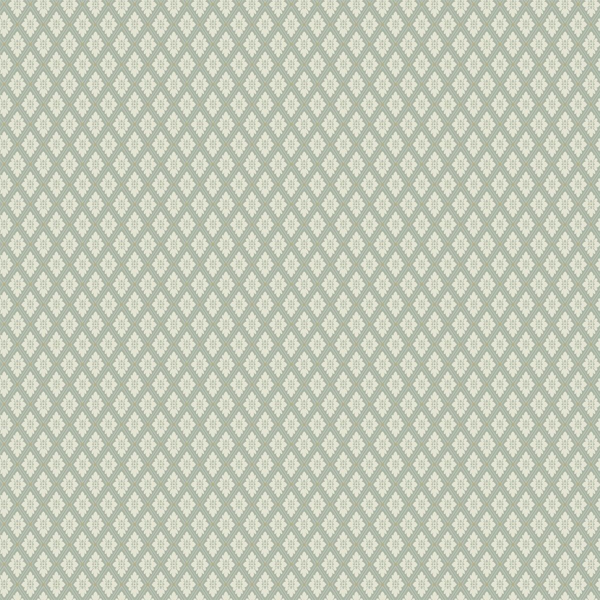 Sample - Selma Diamond Wallpaper - Green