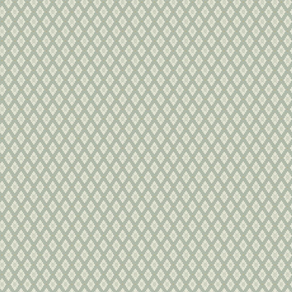 Sample - Selma Diamond Wallpaper - Green