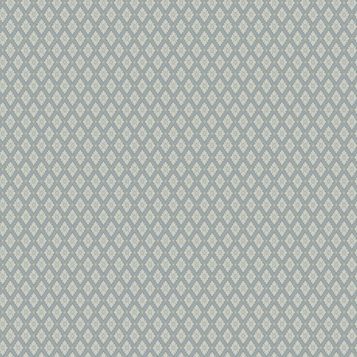 Sample - Selma Diamond Wallpaper - Dark Blue