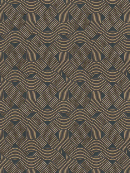 Weave - Architects Wallpaper - Black
