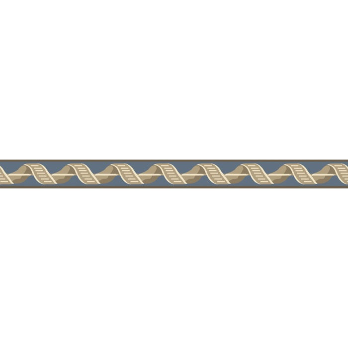 Sample - Eugen Frieze Wallpaper - Blue