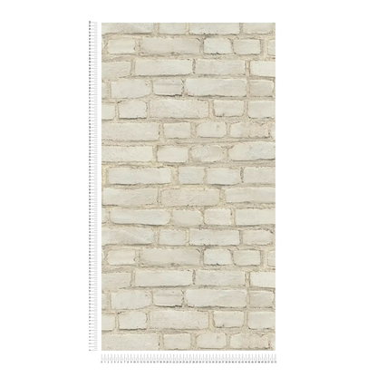 Vintage House Brick Wallpaper - Stone