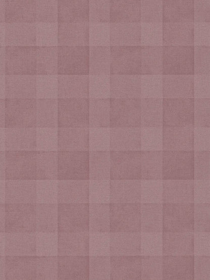 Bistro Plaid - Checkered Wallpaper - Purple