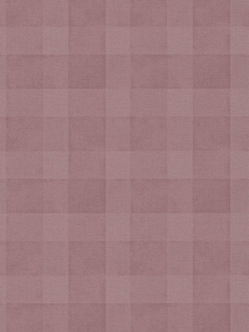 Bistro Plaid - Checkered Wallpaper - Purple