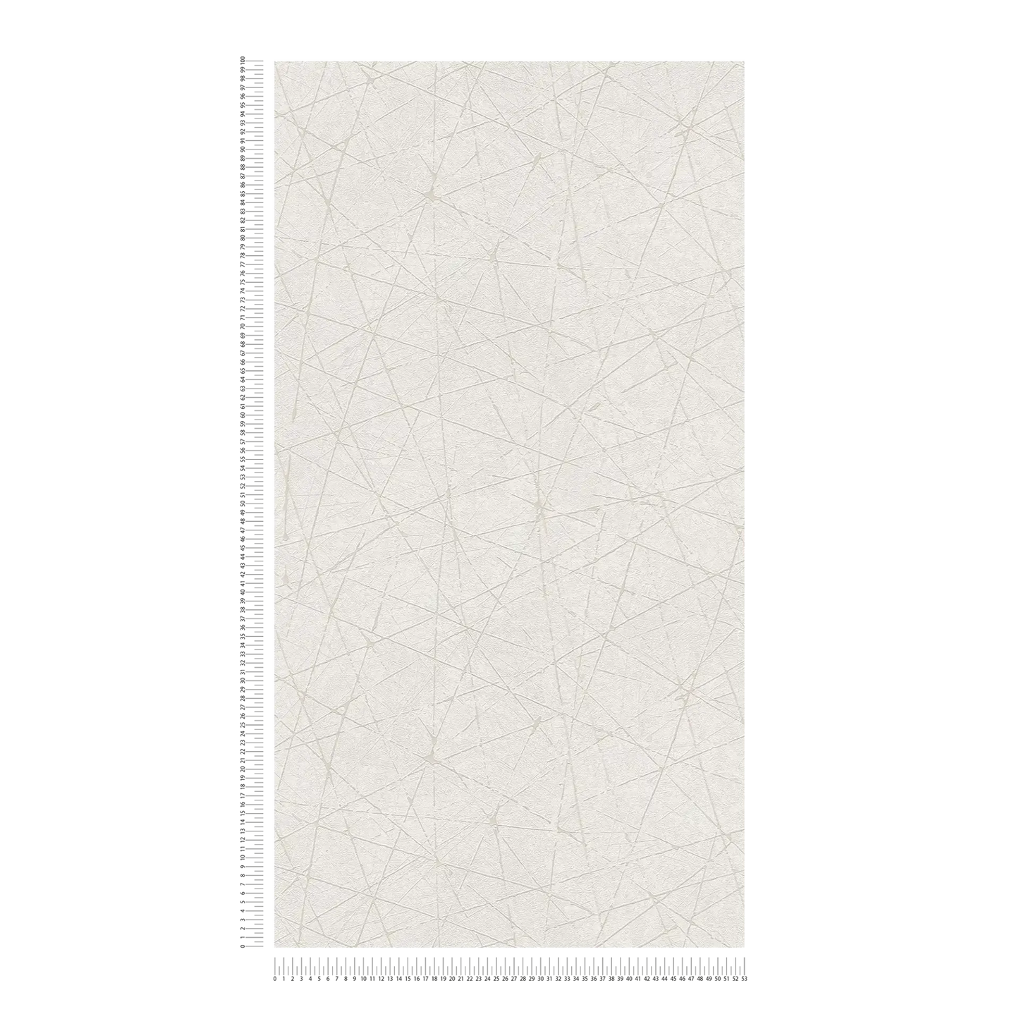 Linear Web - Geometric Wallpaper - White
