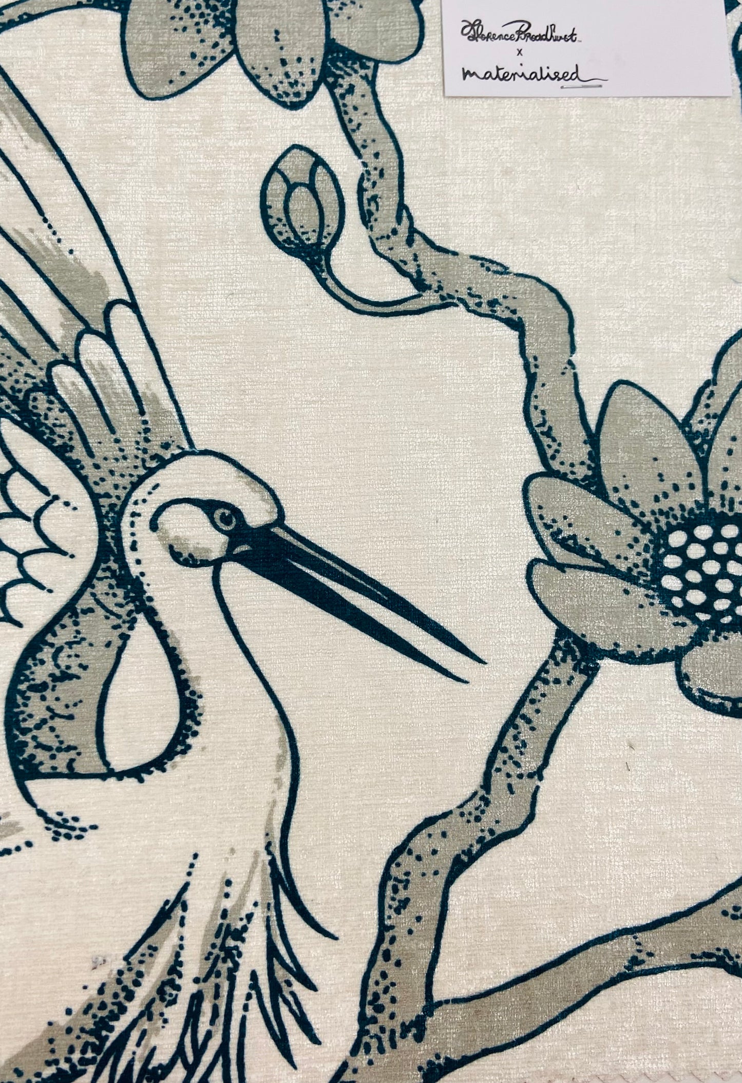 Egrets Florence Broadhurst Fabric - 12 Colours
