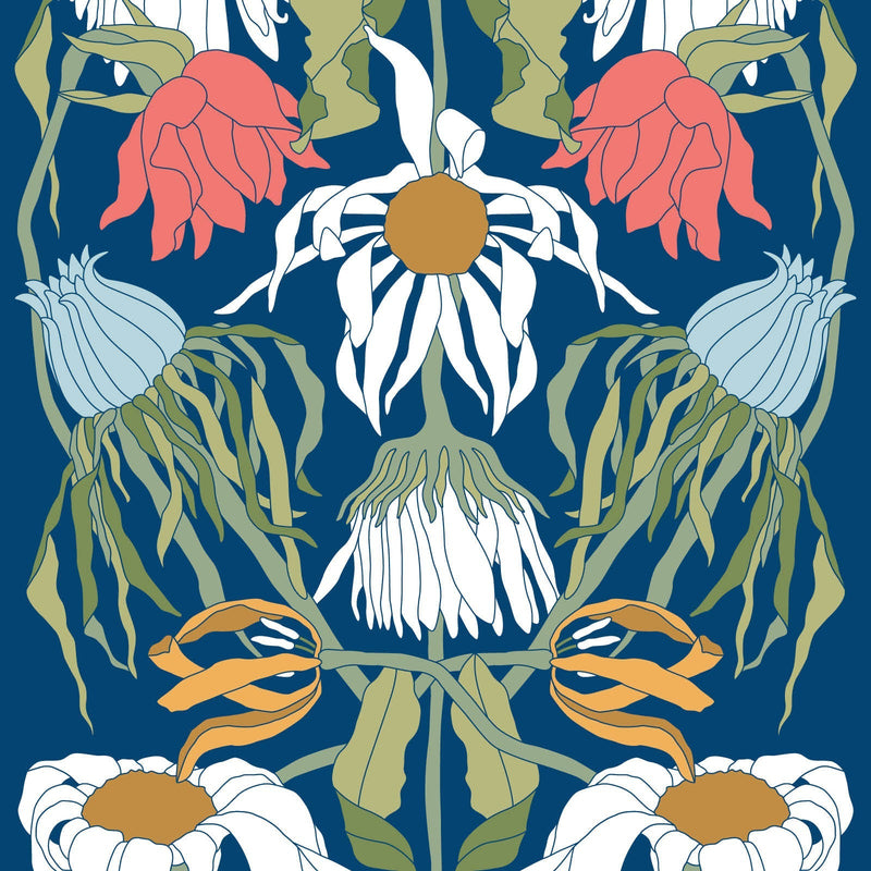Sample - Withered Flowers Wallpaper by Studio Job - Mulitcolored
