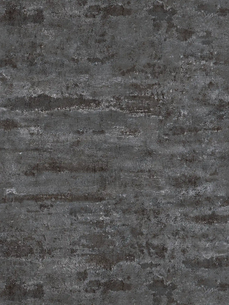 Sample - Tibo Grunge, rustic plaster look Wallpaper - Black
