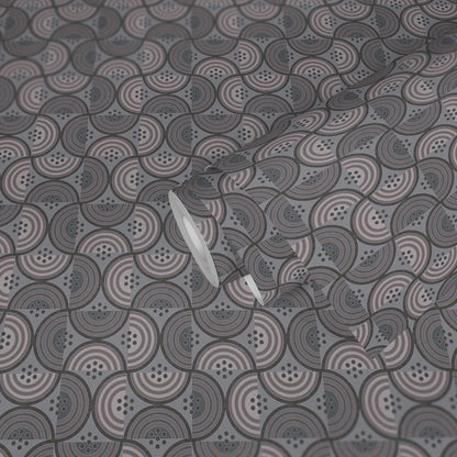 Baroque Pattern II Wallpaper - Grey