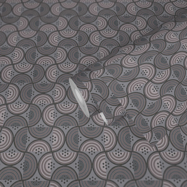 Sample - Baroque Pattern II Wallpaper - Grey