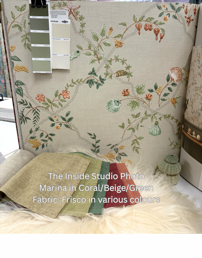 Marina Wallpaper – Coral Beige