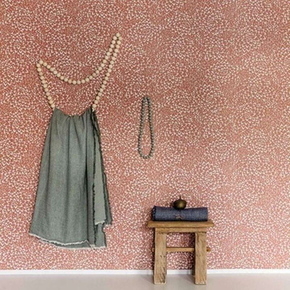 Hanami Flower Wallpaper  - Terracotta - Last 12 Rolls