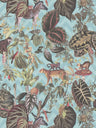 Living Jungle Chevron Wallpaper - Blue