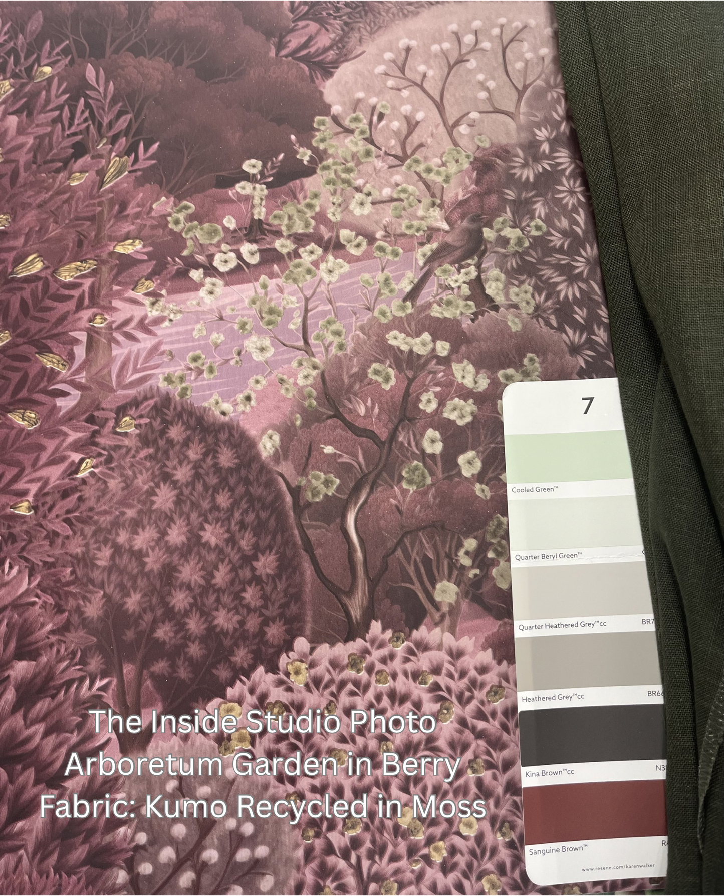 Arboretum Garden Wallpaper – Berry