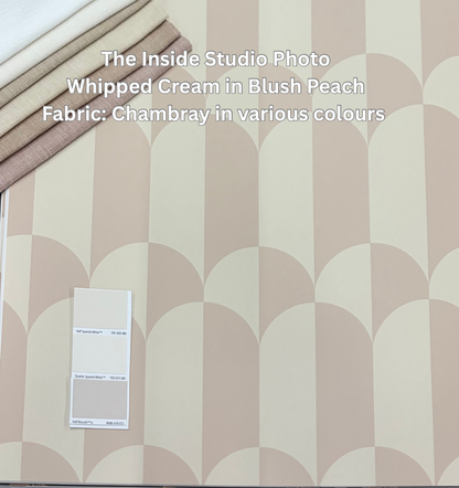 Whipped Cream Wallpaper - Blush Peach