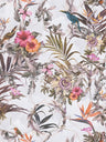 Hibiscus Haven – Crane & Bloom Wallpaper – Natural Stone