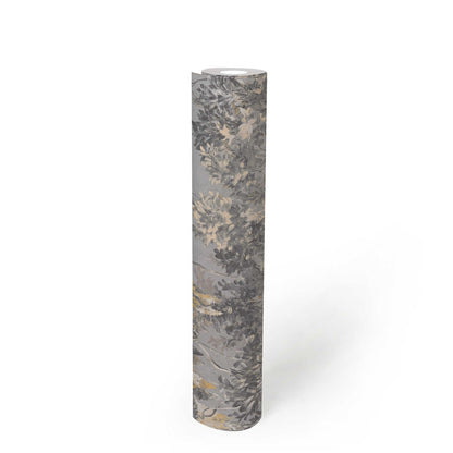 Abstract Garden Wallpaper - Grey