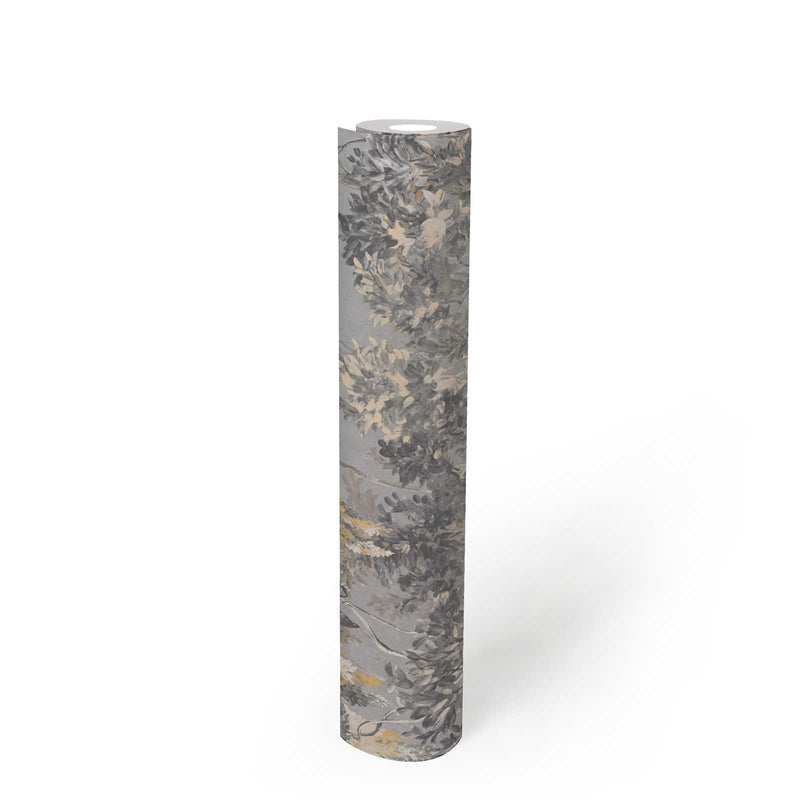 Abstract Garden Wallpaper - Grey