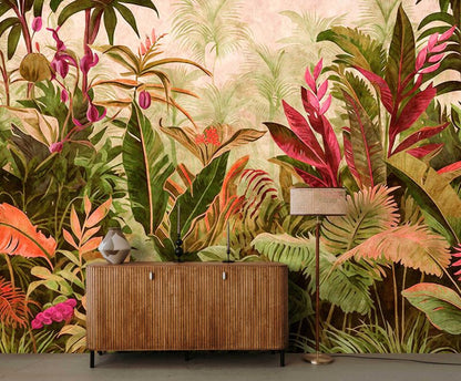 Tropique 3 Mural Custom Sized Wallpaper Mural (per m2)