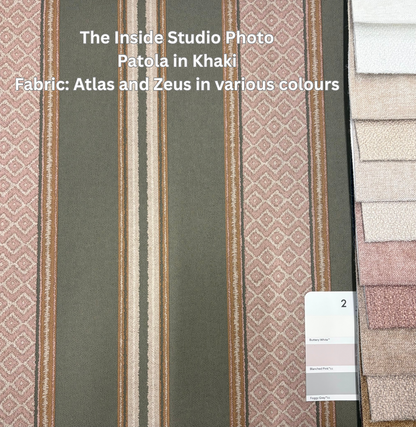 Patola – Woven Stripe Wallpaper – Khaki