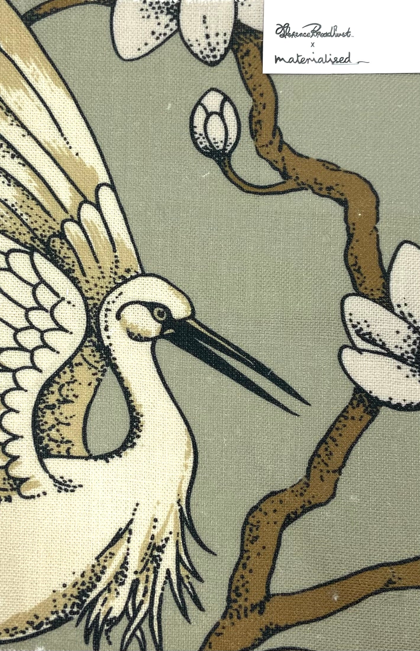 Egrets Florence Broadhurst Fabric - 12 Colours