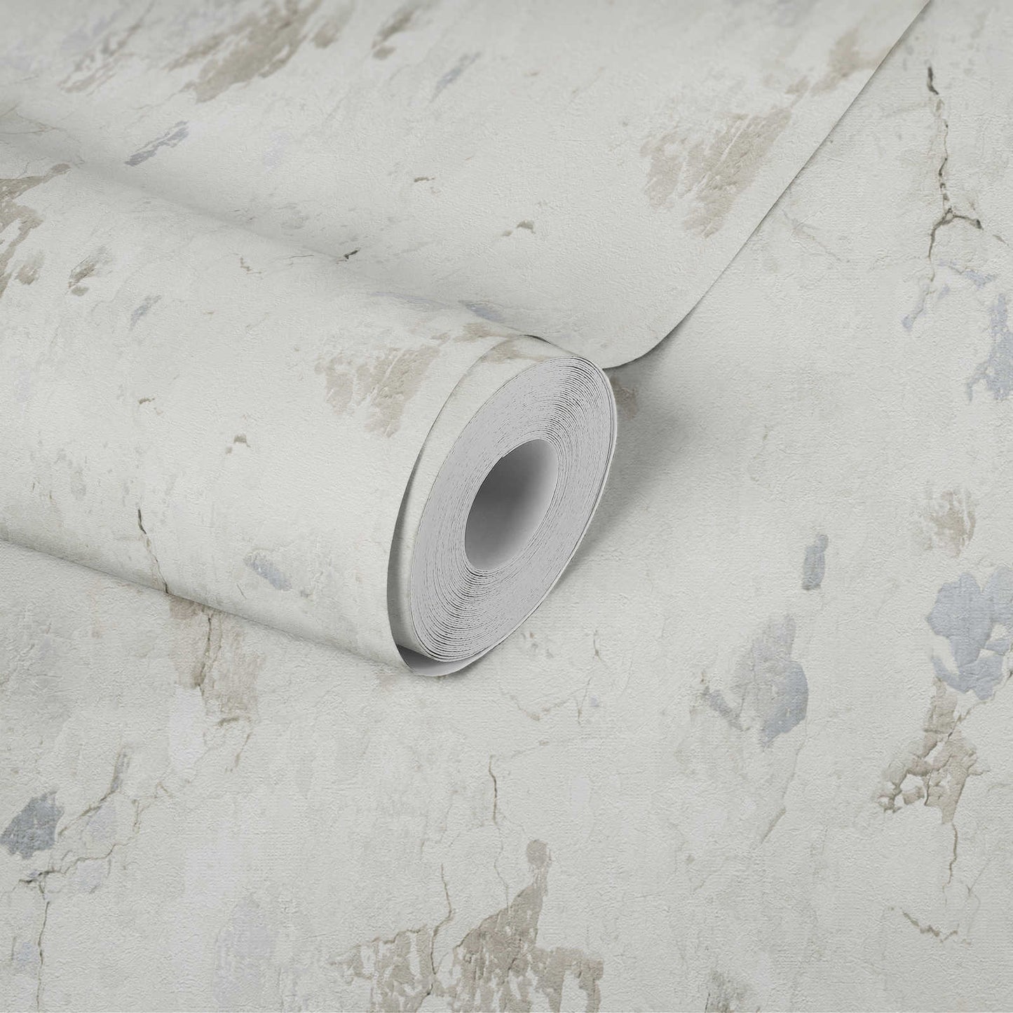 Barcelona Plaster Wallpaper - Cream - Grey