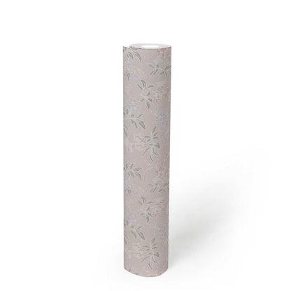 Jasmin - Floral Wallpaper - Pink