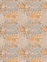 Baroque Floral Wallpaper - Orange