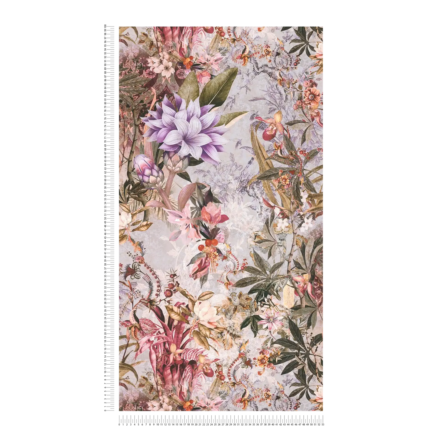 Calm Tropics – Floral Wallpaper – Lilac