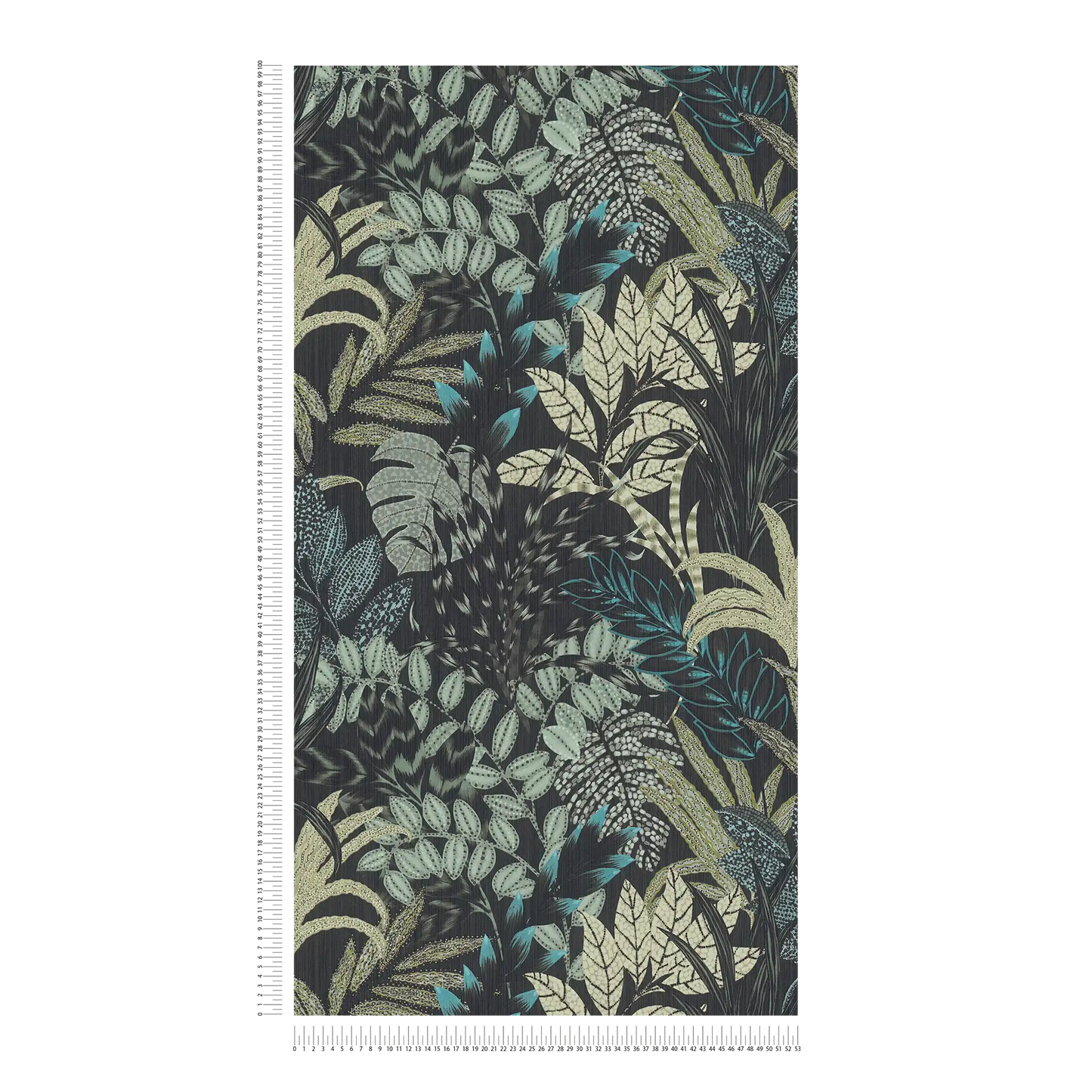 Capetown Jungle Wallpaper -Green/Black