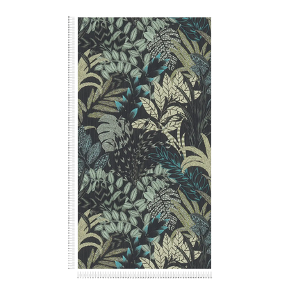 Capetown Jungle Wallpaper -Green/Black
