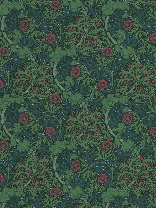 Seaweed Wallpaper - Black/Green