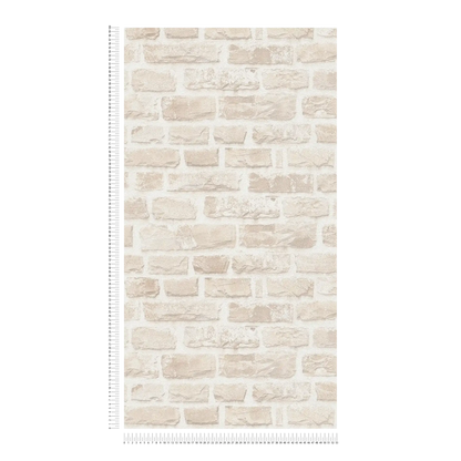 Classic Brickstone - Natural Wallpaper - Beige