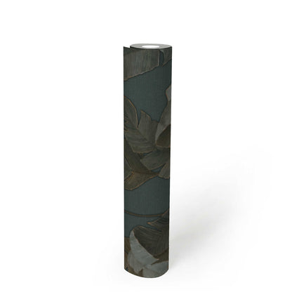 Bali Fronds Vinyl Wallpaper - Teal