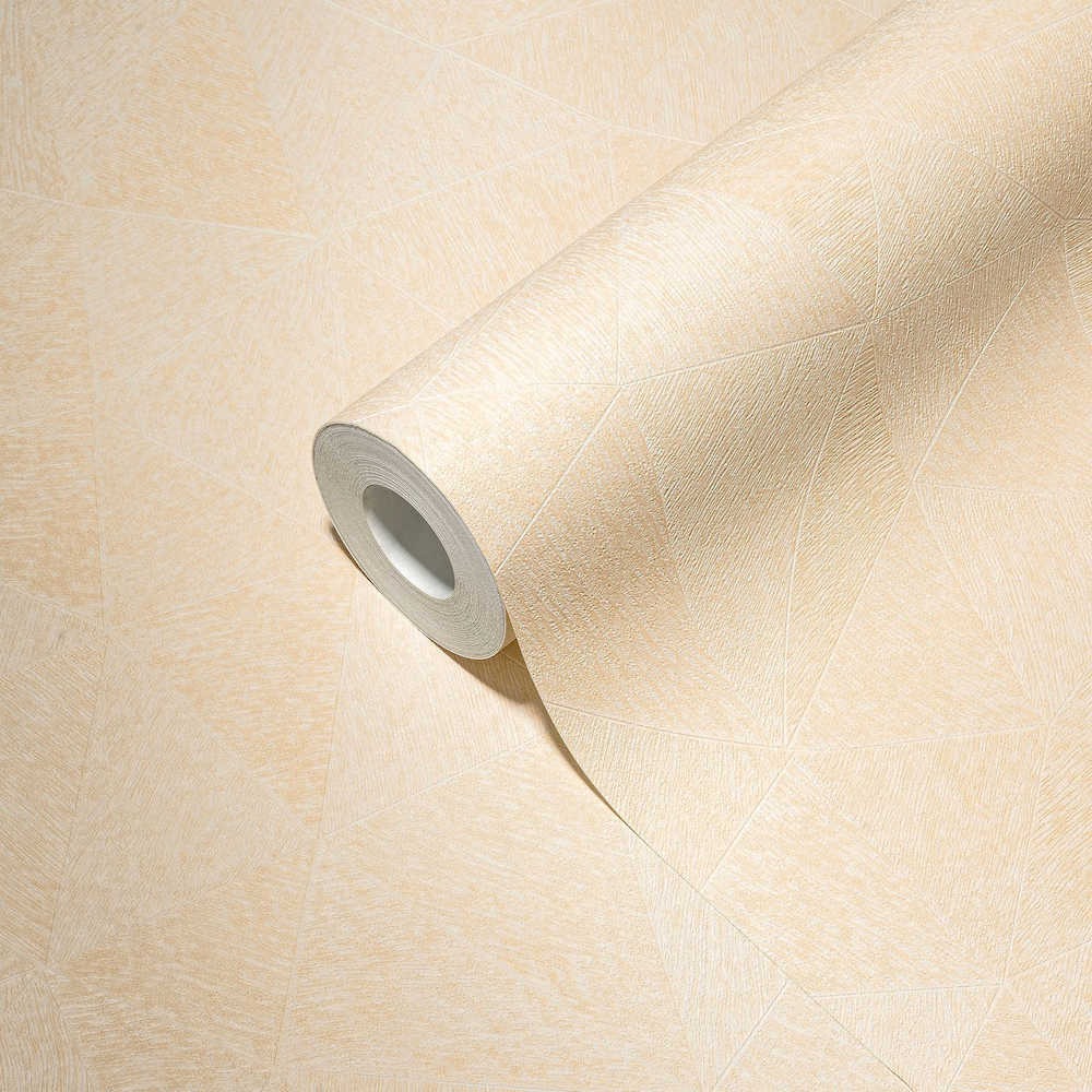 Hexagon Wallpaper - Metropolitan Series 3 - Cream