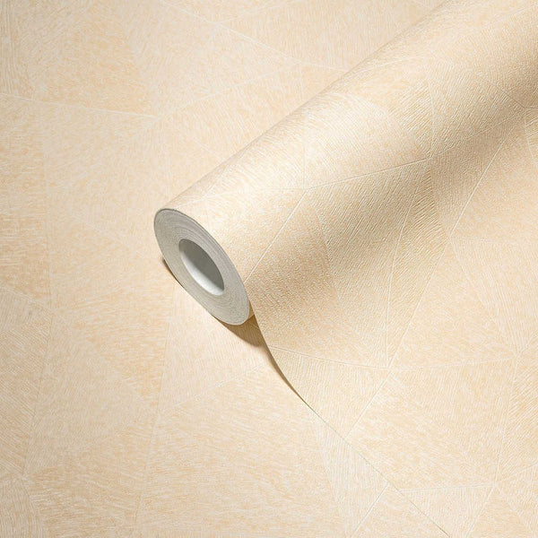 Sample - Hexagon Wallpaper - Metropolitan Series 3 - Cream