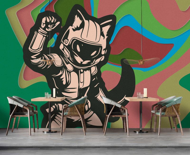 Manga 3 - Custom Sized Wallpaper Mural (per m2)