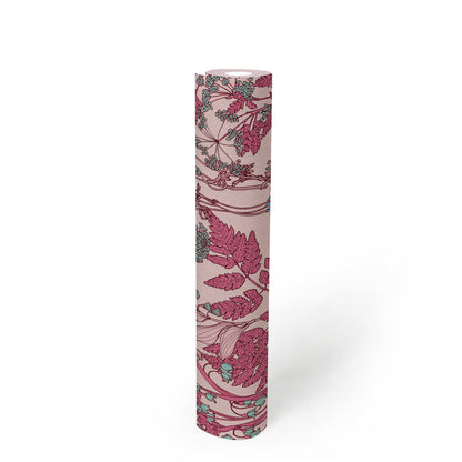 Floral Wallpaper - Pink