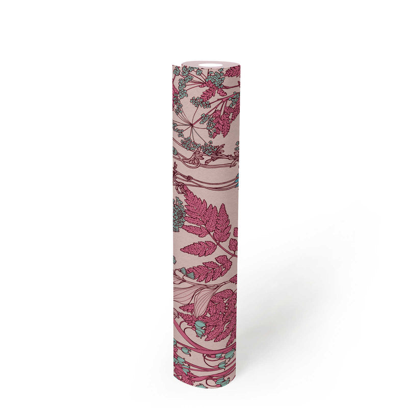 Floral Wallpaper - Pink