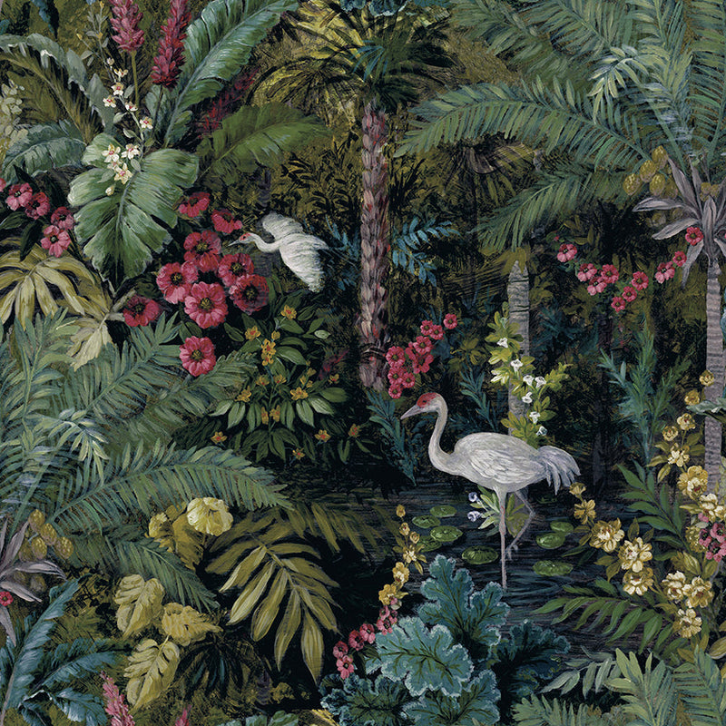 Sample - Masoala Wallpaper -  Black