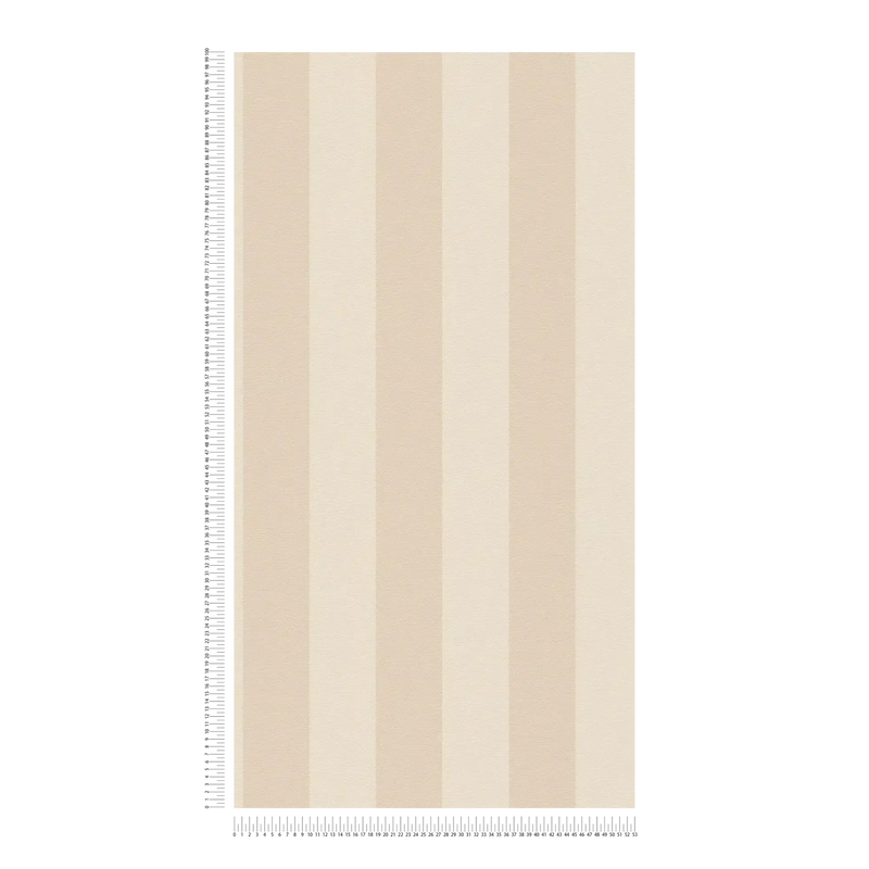Bold Bands - Stripe Wallpaper - Cream