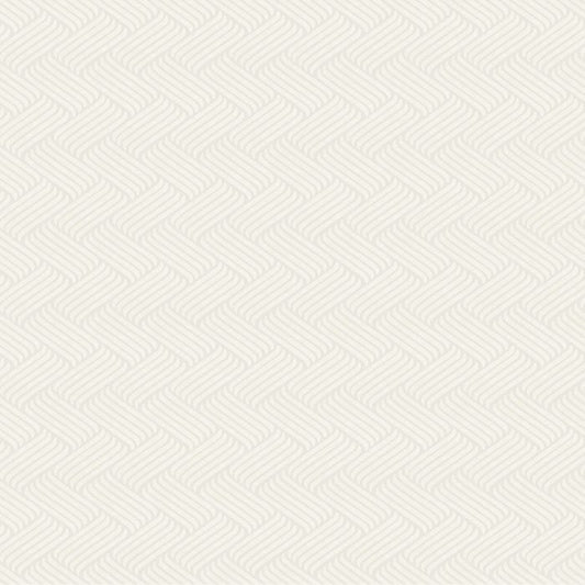 Strå - Straw Weave Wallpaper - White