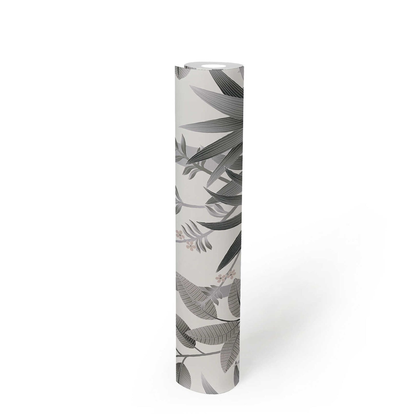 Graphic Palms Wallpaper - Grey