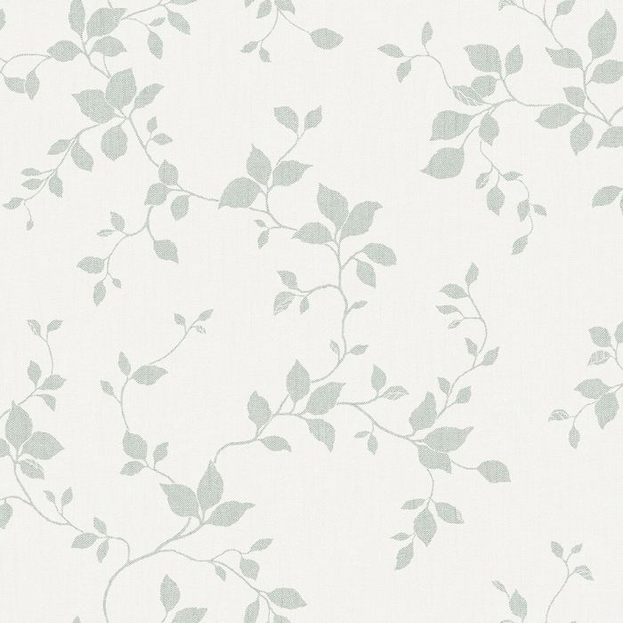 Siri - Floral, Linen-Look Wallpaper