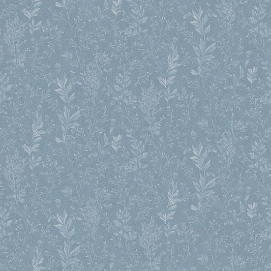 Tuva - Wild Grasses Wallpaper - Blue