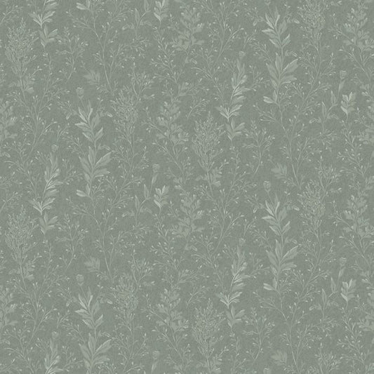 Tuva - Wild Grasses Wallpaper - Green