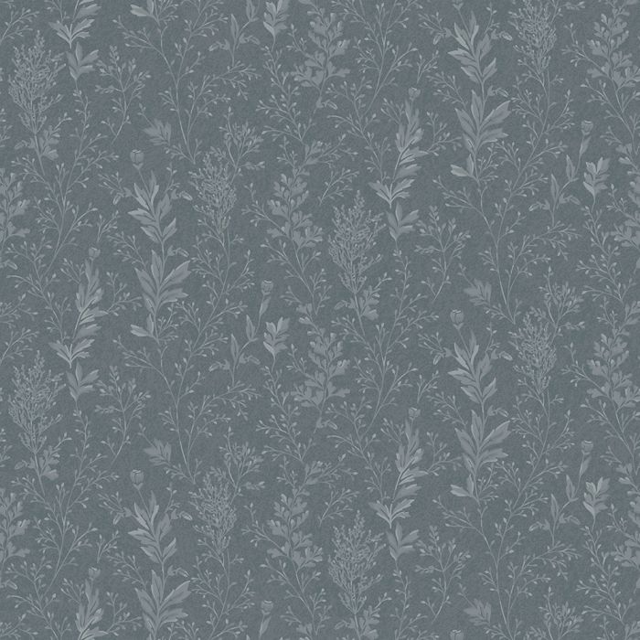 Sample - Tuva - Wild Grasses Wallpaper - Blue/Grey