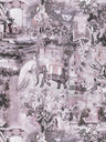 Elephant Parade – Vintage Wallpaper – Ash Grey