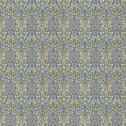 Snakeshead Wallpaper - Morris - Indigo/Cumin